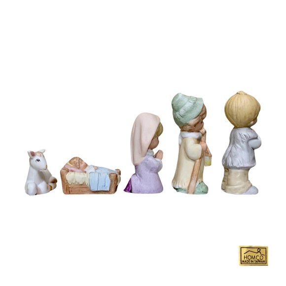 Homco Children's Nativity Scene Figurine Set, (No. 5502), Vintage - (1980's) - Picture 3 of 10